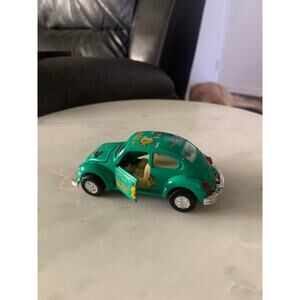 Sunnyside Volkswagen Beetle VW Slug Bug Mr Fish Diecast Pull Back Car SS5702 Vtg